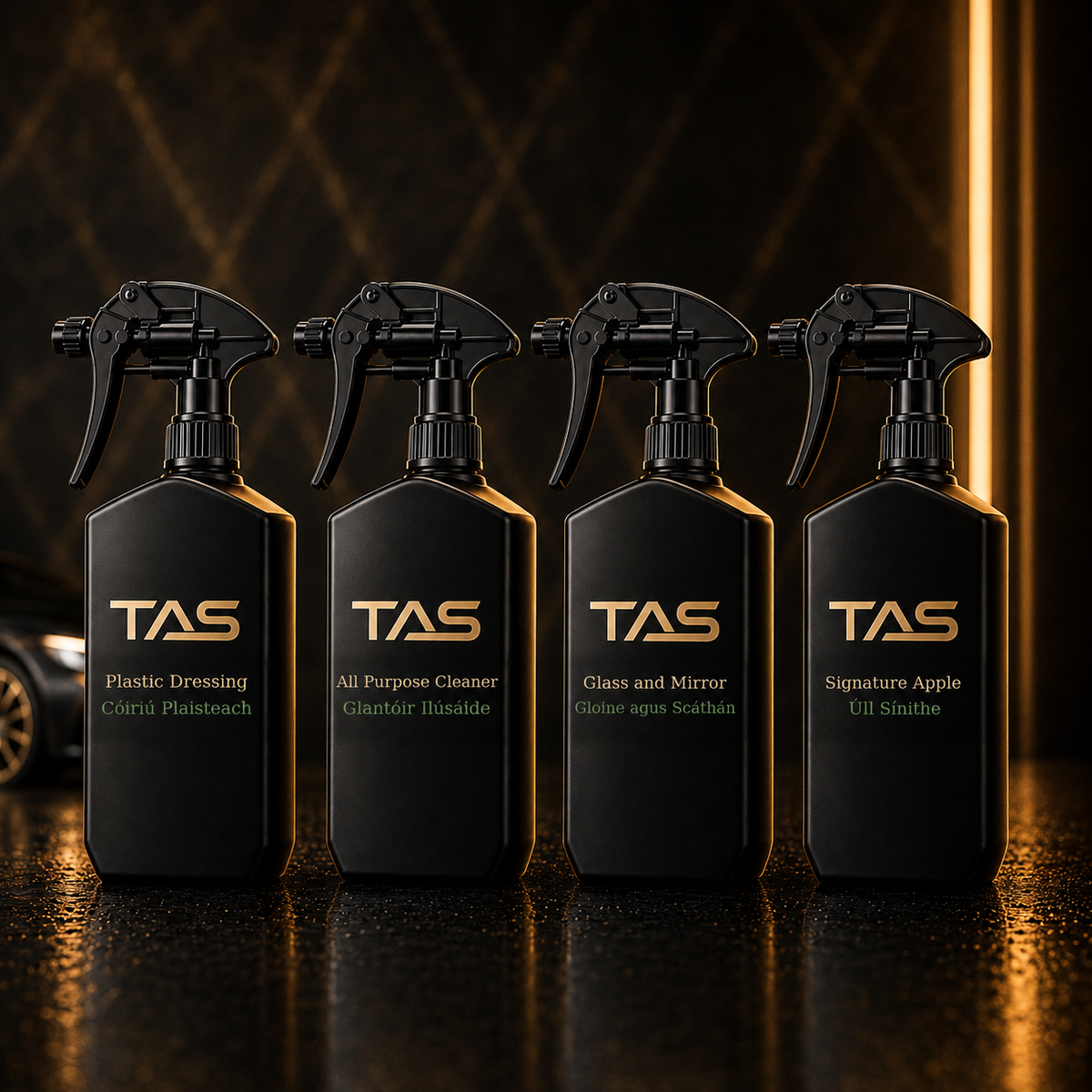 TAS Interior Care Kit with four 500 ml products